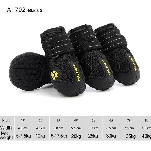 Waterproof Reflective Dog Boots - Wize - Z