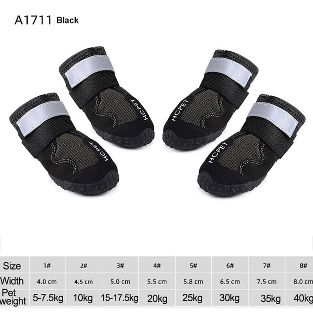 Waterproof Reflective Dog Boots - Wize - Z