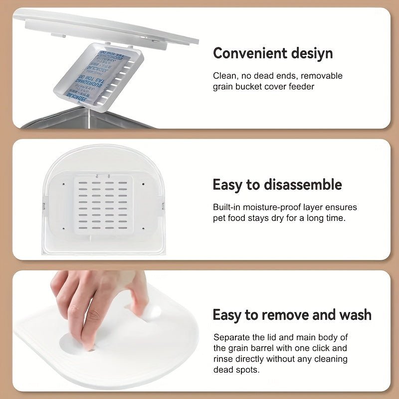 WiFi Camera Pet Feeder: 1080P FHD, Night Vision, App Control - Wize-Z