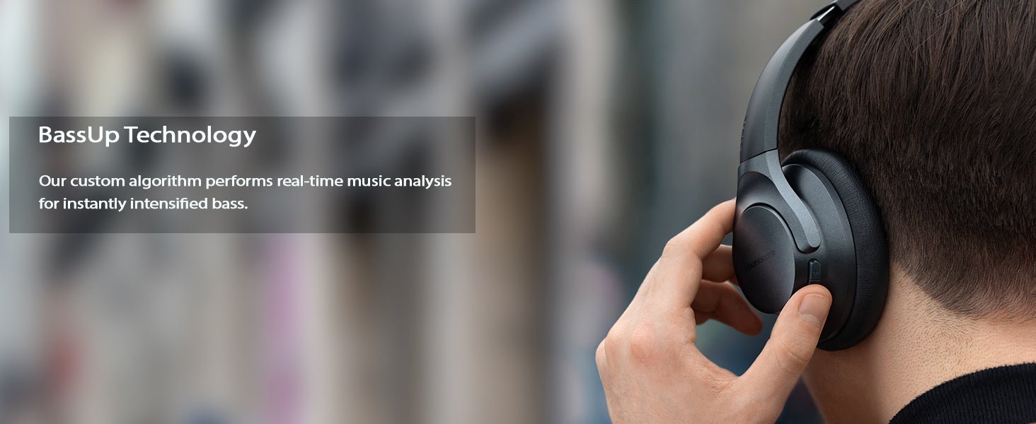Wireless Hybrid Active Noise Cancelling Headphones - Wize - Z