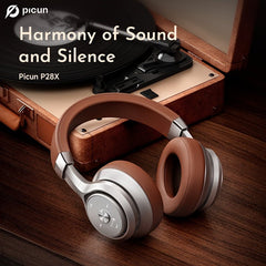 Wireless Over - Ear Headphones, HiFi Stereo, Deep Bass, Foldable Design, 30 - Hour Battery, Built - in Mic. Lightweight - Wize - Z
