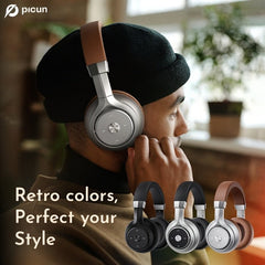 Wireless Over - Ear Headphones, HiFi Stereo, Deep Bass, Foldable Design, 30 - Hour Battery, Built - in Mic. Lightweight - Wize - Z