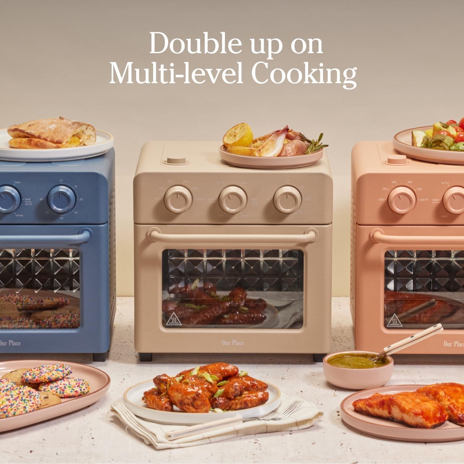 Wonder Oven Essentials Kit | Extra Air Fryer Basket & Nonstick Bake Pan | - Friendly & Oven Safe - Wize - Z