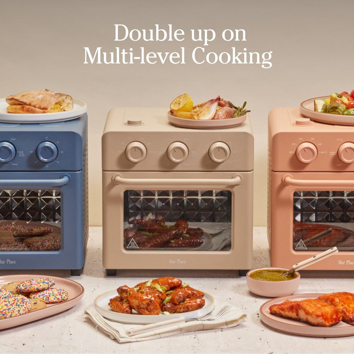 Wonder Oven Essentials Kit | Extra Air Fryer Basket & Nonstick Bake Pan | - Friendly & Oven Safe - Wize - Z